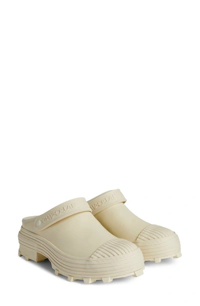 Camperlab Traktori Clog In White Natural