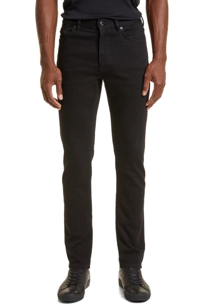 Zegna Stretch Denim City Fit Jeans In Black