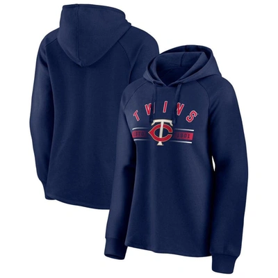 Fanatics Branded Navy Minnesota Twins Perfect Play Raglan Pullover Hoodie