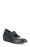 Fly London Dakota Mary Jane Wedge In 004 Black Dakota