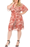 STANDARDS & PRACTICES CANDICE GEORGETTE WRAP DRESS