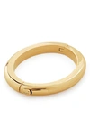 Monica Vinader Kate Young 18ct Yellow Gold-plated Vermeil Sterling-silver Bangle Bracelet In 18ct Gold Vermeil On Sterling
