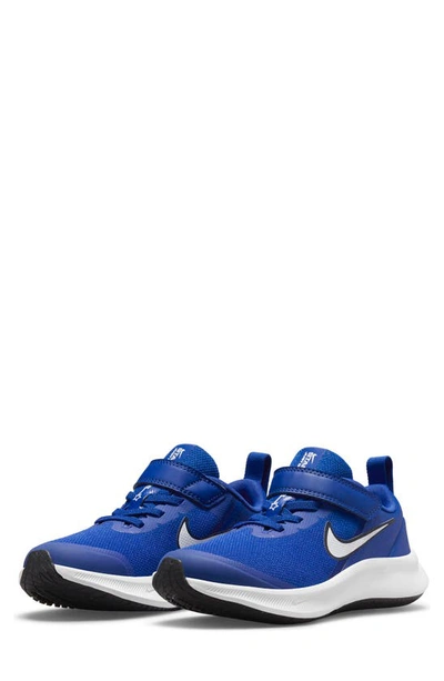 Nike Star Runner 3 Sneaker In Royal/ White