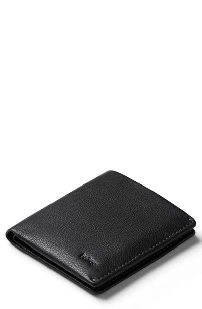 Bellroy Note Sleeve Rfid Wallet In Obsidian