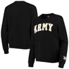 Colosseum Black Army Black Knights Campanile Pullover Sweatshirt In Black