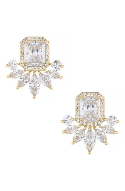 ETTIKA ETTIKA CRYSTAL STUD EARRINGS