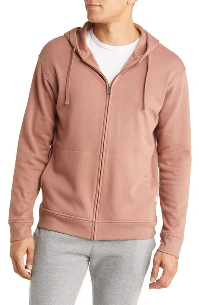 Ugg Gordon Zip Hoodie In Dark Chestnut