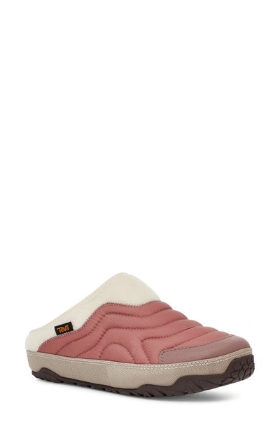 Teva Reember Terrain Quilted Mule In Burlwood/birch