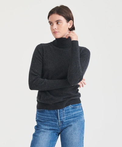 Naadam Cashmere Classic Turtleneck In Smoke