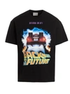 Vtmnts Back To The Future Graphic-print T-shirt In Black