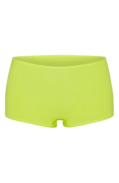 Skims Fits Everybody Boyshorts In Green Highlighter