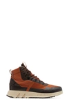 Sorel Men's Mac Hill Lite Rush Waterproof Sneaker-boot Hybrid Men's Shoes In Wood/blackened Brown