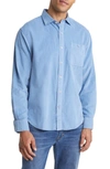 Tommy Bahama Sandwash Corduroy Button-up Shirt In Dockside Blue