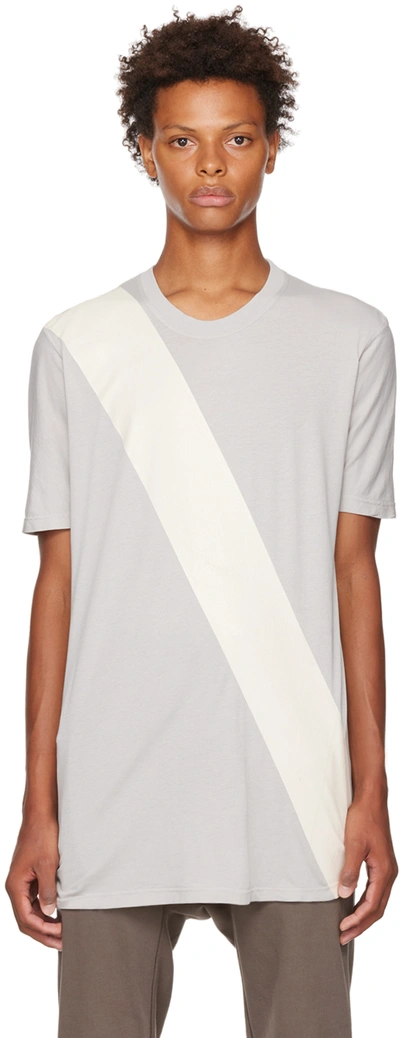 11 By Boris Bidjan Saberi League Graphic-print T-shirt In Light Grey