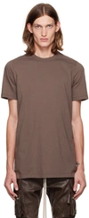 Rick Owens Level Regular-fit Crewneck Silk-jersey T-shirt In Grey