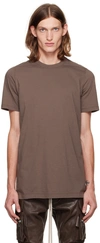 Rick Owens Level Regular-fit Crewneck Silk-jersey T-shirt In 34 Dust