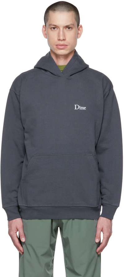 Dime Navy Classic Hoodie In Midnight