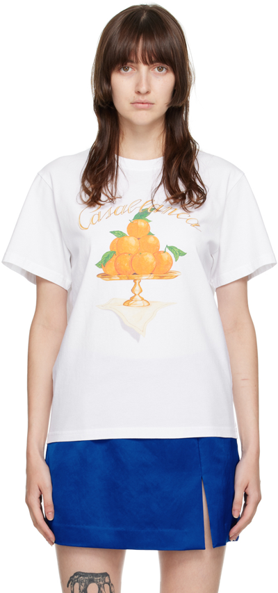 Casablanca Graphic-printed Relaxed-fit Organic Cotton T-shirt In Ne Pas Deranger