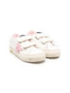 GOLDEN GOOSE SHEARLING STAR-PATCH SNEAKERS