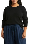 Nordstrom Cashmere Crewneck Sweater In Black