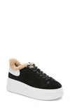 Ash Moby Be Kind Faux Fur Flatform Sneakers In Black