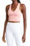 Alo Yoga Airbrush Real Bra Tank Top In Pink