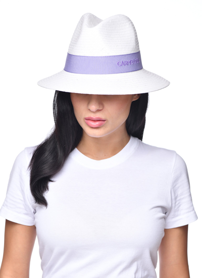 Carmen Sol Dolores 2 Packable Fedora Hat In Violet