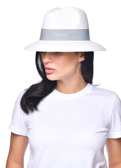 Carmen Sol Dolores 2 Packable Fedora Hat In Grey