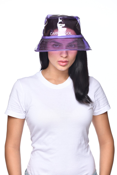 Carmen Sol Raquel Jelly Bucket Hat In Violet