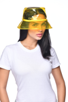 Carmen Sol Raquel Jelly Bucket Hat In Yellow