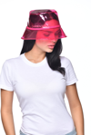 Carmen Sol Raquel Jelly Bucket Hat In Fuchsia