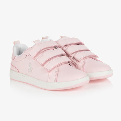 Polo Ralph Lauren Kids' Girls Pink Logo Trainers