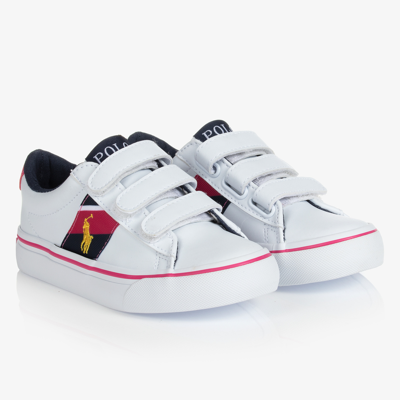 Polo Ralph Lauren Kids' Girls Faux Leather Trainers