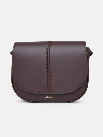 A.p.c. Brown Leather Betty Bag