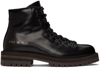 COMMON PROJECTS BLACK HIKING ANKLE BOOTS