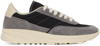 COMMON PROJECTS GRAY & BLACK TRACK 80 SNEAKERS