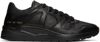 Common Projects Black Track Technical Sneakers In 7547 Black