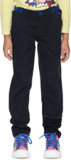 MARC JACOBS KIDS NAVY PANELED CARGO PANTS