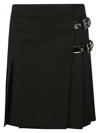 MOSCHINO DOUBLE BUCKLE STRAP SKIRT