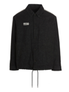 Undercover X Psycho Graphic-print Denim Shirt Jacket In Black