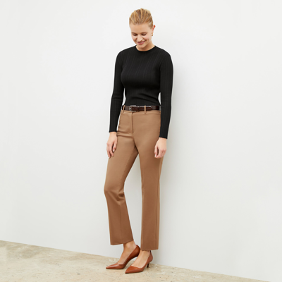 M.m.lafleur The Smith Pant - Washable Wool Twill In Camel