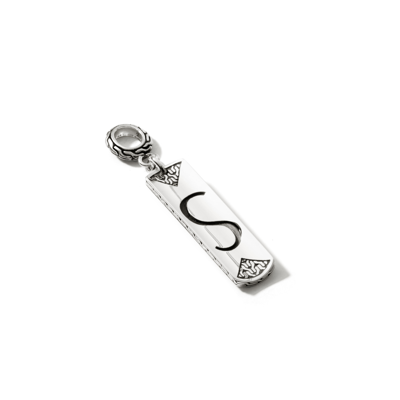 John Hardy Initial Amulet In Multicolor
