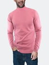 X-ray X Ray Casual Mock Neck Pullover Sweater In Pink