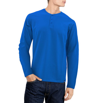 X-ray X Ray Long Sleeve Henley T-shirt In Blue