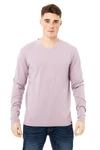 X-ray X Ray Long Sleeve V-neck T-shirt In Pink