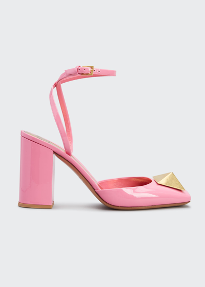 Valentino Garavani Women's Single Maxi Stud High Heel Sandals In Pink