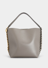 Stella Mccartney Alter Two-tone Chain Tote Bag In 1409 Grey Stone