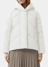 Canada Goose Marlow Hooded Quilted Ventera Down Jacket In Nrth Star Wh