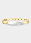 MORITZ GLIK CORE DIAMOND SHAKER BANGLE IN 18K GOLD