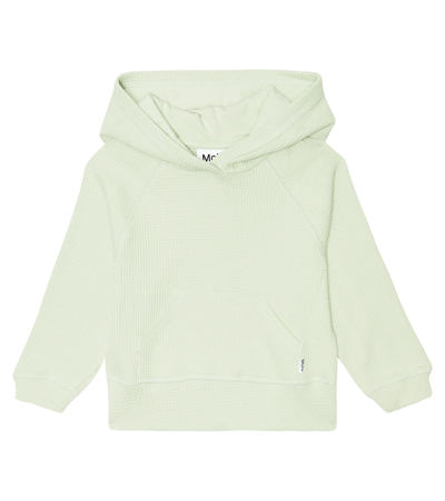 Molo Kids' Minelli Cotton Hoodie In Green